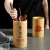 Suporte de Hashi de Bambu para Restaurantes, Hotéis, Churrasco, Uso Comercial, Recipiente de Hashi para Lanchonete de Macarrão, Suporte de Hashi de Bambu com Gravação Personalizada e Logotipo