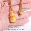 Colgante de Calabaza Cien Bendiciones Giratorio Estilo Nacional de Oro de Arena Vietnamita de Larga Duración Accesorios DIY Cadena de Suéter para Mujer