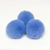 Directamente del fabricante: Bolas de Pelo Falso de Conejo de 8 cm, Accesorios de Bola de Felpa Coloridos para Ropa, Zapatos, Sombreros y Bolsos Hechos a Mano