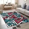 Suministro directo de fábrica tendencia geométrica graffiti alfombra para sala de estar dormitorio vestidor alfombrilla de cocina felpudo venta al por mayor