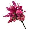 Rosa de boda, flor roja, flor artificial, rosa, salón de bodas, colgante, techo, diseño de banquete de boda, camino, arreglo floral
