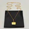 Nova Corrente de Clavícula em Ouro Sólido com Pingente em Formato de Bolsa, Brincos Estilo Europeu e Americano, Acessórios de Orelha com Design de Moda de Luxo Leve