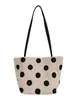 Bolso Tote de Diseño Nuevo de Lunares Primavera/Verano 2026, Bolso de Hombro y Mano, Bolso Versátil Casual de Uso Diario para Viajes al Trabajo para Mujer