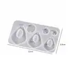 Molde para Brincos de Cola de Cristal DIY Espelho Estrela Lua Garra de Gato Gota D'água Quadrado Pingente Joia Molde de Silicone