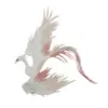 Adesivos de Tecido Bordados Fênix Estilo Chinês Dinastia Han Leque Dragão e Fênix Patch DIY Adesivos Decorativos Adorno de Casamento Grampo de Cabelo Adesivos de Tecido