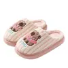Pantuflas de Algodón Capibara para Mujer 2026 Nuevo Otoño Invierno Interior Hogar Felpa Cálida Antideslizantes Suelo Pantuflas de Algodón