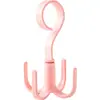 Gancho giratório de quatro garras bolsa de pendurar para guarda-roupa chapéu cachecol cabide multifuncional artefato de armazenamento para entrada de casa