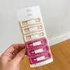 Pinzas para el cabello infantiles de moda con forma de estrella, versátiles y no dañan el cabello, juego de pasadores para arreglar mechones sueltos y flequillo, accesorios para el cabello para niñas