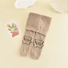 Medias para Niños Invierno Calcetines para Bebé Medias para Bebé Blanco Dibujos Animados Tejido Nueve Puntos Leggings para Niñas