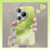 Capa de Celular Gradiente Borrada Aplicável Apple 16promax iphone 15/14 Padrão Geleira 17 Toque Premium 13/12
