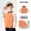 Moletom Infantil Outono Roupa para Crianças Pequenas Novos Estilos de Outono e Primavera Roupas para Meninos Tops Infantis Tendência