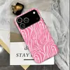 Venta Caliente Transfronteriza Personalizada Moda Estampado de Cebra Estampado de Leopardo Estuche Duro Mate con Agujeros Grandes para Apple 18pm iPhone17