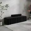Novo sofá de escritório para apartamentos pequenos, banco para trocar sapatos na entrada da sala, sofá longo de recepção criativo de designer