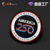 Insignias metálicas personalizadas transfronterizas con logo, estilo de dibujos animados artísticos, insignia escolar de aleación de zinc pintada para empresa, insignia de nombre, broche