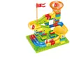 Pista de tobogán para niños Bloques de construcción de partículas grandes Bola rodante Pista versátil Bloques de construcción Bloques de construcción de partículas grandes Juguetes educativos