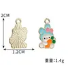 Hello Kitty Colgante Esmaltado de Aleación Charm Colgante para Pulsera DIY Accesorios Colgantes Decorativos para Joyería Bolsos Llaveros