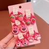 Lazos de Goma Dailou de Estrella Linda para Niños Cuerda para el Cabello de Bebé Encaje para el Cabello de Niña Banda de Goma Banda para el Cabello de Princesa Cola de Caballo