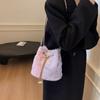 2025 Nuevo Bolso de Peluche de Dibujos Animados Lindo Bolso Cruzado para Mujer Moda Trendy Bolso Brillante
