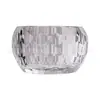 Base de Árbol de Dinero Transfronterizo 6cm Copas de Cristal Cuenco de Fondo Plano Copa de Vidrio Transparente Alta Accesorios de Belleza para Arte de Uñas