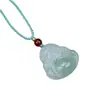 Colgante Buda Cui de Tianshan Nuevo Colgante Buda Sonriente de Jade Regalo del Día de la Madre Collar de Bodhisattva Guanyin Al por Mayor
