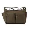 Bolso Cruzado Casual Ligero y Sencillo Transfronterizo para Hombres y Mujeres, Nuevo Bolso de Hombro Resistente al Agua de Gran Capacidad con Múltiples Bolsillos
