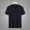 Camiseta de Secagem Rápida Masculina Esportiva Seda Gelo Manga Curta Nova Gola Redonda t Casual Manga Curta Solta Secagem Rápida Roupa de Treino Fitness Personalização