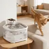 Bebedouro Automático para Pets, Recarregável, Não Elétrico, Bebedouro com Água Circulante, Bebedouro Sem Fio de 3,2L para Gatos e Cachorros