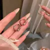 Brincos de Argola Personalizados Estilo Coreano Estilo Cool para Mulheres, Luxo Acessível de Nicho, High-End, Brincos Simples de Losango, Brincos Populares
