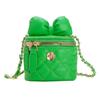 Nova Bolsa Infantil Princesa Menina Laço Estilo Chanel Bolsa de Ombro Corrente Combina com Tudo Bebê Pequena Bolsa