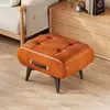Banqueta para Cambiar Zapatos para Entrada de Casa, Reposapiés Moderno con Cojín Suave, Mesa de Café de Lujo Ligero, Taburete Bajo, Sofá, Vestíbulo de Sala de Estar, Asiento Suave Simple
