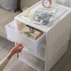 Caja de Almacenamiento de Plástico Transparente para Ropa Interior Caja de Almacenamiento de Ropa Artefacto para Dormitorio Clasificación de Ropa de Niños Armario Huanyu Mate
