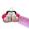 Shenzhen Shuibei Oro 999 Oro Puro Festival Qixi Pastel en Forma de Corazón Amor520 Un Corazón Una Mente Princesa Por Favor Hazte Rica Regalo