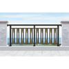 Valla de balcón china para exteriores, valla de patio de villa, valla de aleación de aluminio para exteriores, barandilla artística de aluminio