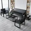 Assento simples em banco, sofá de espera para escritório, sofá de recepção, conjunto de mesa de centro, sofá para casa de aluguel, sofá de três lugares para recepção