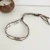 2025 Novo Estilo Pequeno Lenço de Seda Bordado de Algodão e Linho Perfumado Colar para Mulheres Primavera Fino Retro Corrente de Pescoço Lenço de Cabelo