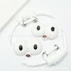 Charms para Sapato Crocs Desenho Animado Raio Grafite Urso Preto Acessórios Acessórios para Chinelo DIY Charms de Sapato Removíveis Atacado do Fabricante