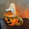 Novo produto transfronteiriço Lanterna de Leitura de Fantasma Fofo Fantasma de Halloween Lendo Livro Ornamento