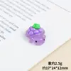 Legumes e frutas pequena tartaruga luminosa resina diy jóias acessórios par saco cego maré jogar pequenos ornamentos atacado