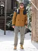 Jaqueta Enbu outono e inverno, jaqueta corta-vento masculina três em um para atividades ao ar livre, jaqueta estilo montanha unissex