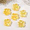 25mm Cinco Pétalas Pétala Contas Soltas Flor de Cinco Pétalas Flor de Peônia Acessórios Broche Decoração de Carro Contas DIY Acessórios Artesanais