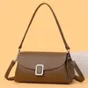 Bolso cruzado pequeño versátil de estilo clásico, bolso cruzado para mujer de un solo hombro nuevo, simple y moderno, bolso versátil para debajo del brazo para mujer