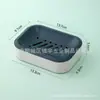 Caja de jabón de doble capa dormitorio estudiantil creativa baño baño drenaje perforación caja de jabón portátil hogar baño