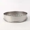 Colador de Harina Grueso de Acero Inoxidable de 12 pulgadas Nanjing Ju Chang Colador de Acero Inoxidable Colador de Polvo Bandeja de Malla para Pizza