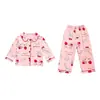 Pijama para Niña Primavera y Otoño 2026 Nuevo Elegante Conjunto de Primavera Infantil Moda Ropa de Casa de Algodón para Bebés Niñas