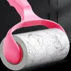 Rodillo quitapelusas desprendible Removedor de pelo pegajoso para ropa, Removedor de polvo y pelusa, Cepillo rodillo quitapelusas para ropa, Papel de repuesto para quitar pelusa