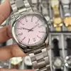 Relojes para Hombre, Relojes Mecánicos, Relojes de Alta Gama, Relojes con Esfera de Colores, Elegantes Relojes para Hombre con Correa de Acero Sólido