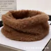 Cachecol de Pelúcia Imitação de Visão Clássica Macio Amigo da Pele Quente para Viagem de Inverno Protetor de Pescoço à Prova de Vento e Frio para Homens e Mulheres