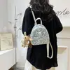 Mochila Estrellada de Alta Calidad Estilo Universitario Transfronteriza para Estudiantes Mujeres, Bolsa de Viaje Escolar de Gran Capacidad para Estudiantes de Secundaria y Preparatoria