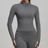 Jaqueta de Yoga Fitness Esportiva Europeia e Americana Transfronteiriça Slim Fit Pilates Corrida