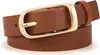 Cinturón Decorativo Versátil Casual Estilo Coreano para Mujer y Niña, Unisex Cinturón de Cuero Ancho con Hebilla de Pin, Fabricante de Gama Alta